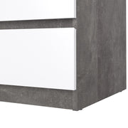 Naia Chest of 3 Drawers – Concrete Grey – image 7