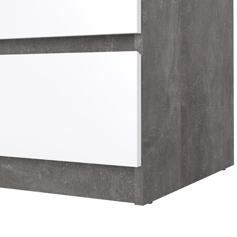 Naia Chest of 3 Drawers – Concrete Grey – image 7