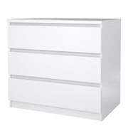 Naia Chest of 3 Drawers – White Gloss – image 3
