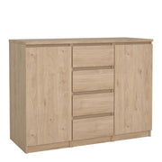 Naia Sideboard 4 Drawers 2 Doors in Jackson – Hickory Oak – image 1