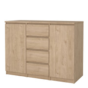 Naia Sideboard 4 Drawers 2 Doors in Jackson – Hickory Oak – image 3