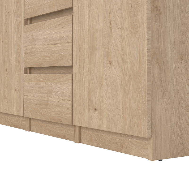 Naia Sideboard 4 Drawers 2 Doors in Jackson – Hickory Oak – image 7