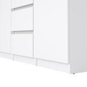 Naia Sideboard 4 Drawers 2 Doors in Jackson – White Gloss – image 7
