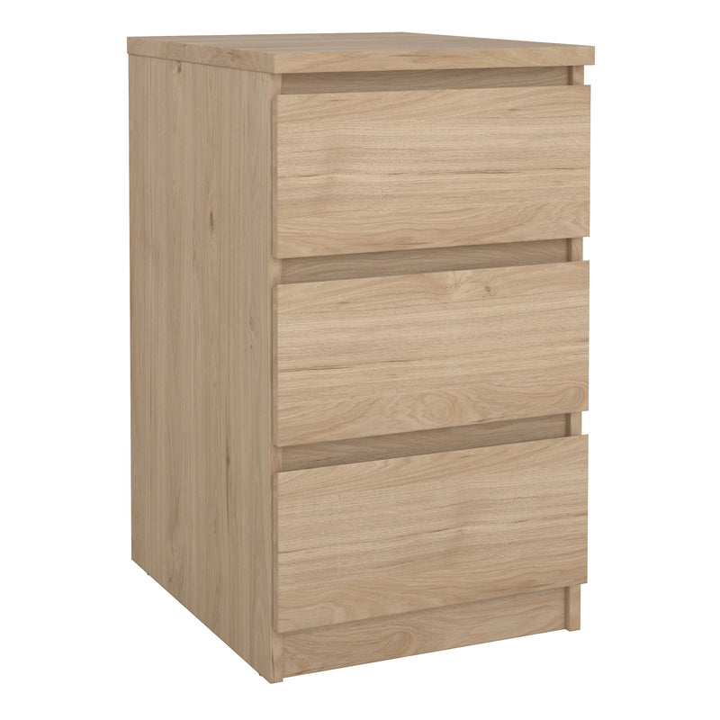 Naia Bedside 3 Drawers – Hickory Oak – image 1