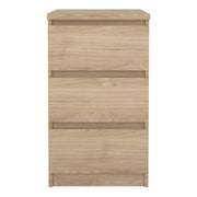 Naia Bedside 3 Drawers – Hickory Oak – image 2
