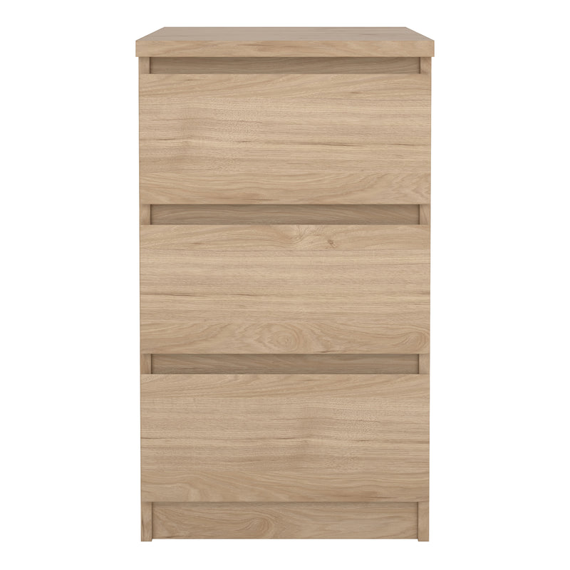 Naia Bedside 3 Drawers – Hickory Oak – image 2