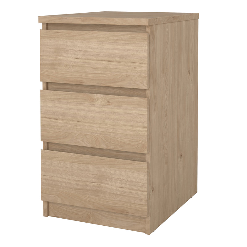 Naia Bedside 3 Drawers – Hickory Oak – image 3