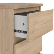Naia Bedside 3 Drawers – Hickory Oak – image 6