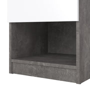 Naia Bedside 1 Drawer 1 Shelf – Concrete Grey – image 7