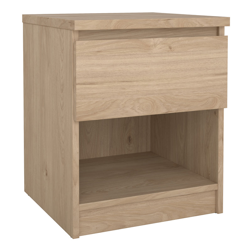 Naia Bedside 1 Drawer 1 Shelf – Hickory Oak – image 1