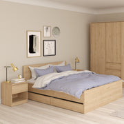 Naia Bedside 1 Drawer 1 Shelf – Hickory Oak – image 5