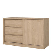 Naia Storage Unit with 1 Sliding Door and 3 Drawers in Jackson – Hickory Oak – image 3