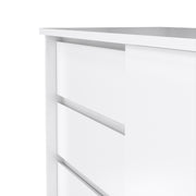 Naia Storage Unit with 1 Sliding Door and 3 Drawers in Jackson – White Gloss – image 7