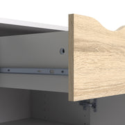 Oslo Sideboard Small 1 Drawer 2 Doors in White and Oak – image 10
