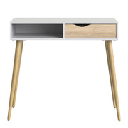 Oslo Console Table 1 Drawer 1 Shelf – Oak – image 2