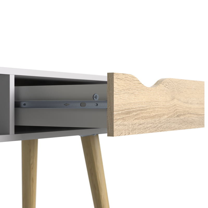 Oslo Console Table 1 Drawer 1 Shelf – Oak – image 7