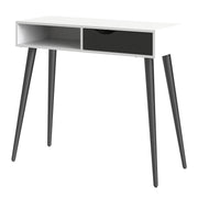 Oslo Console Table 1 Drawer 1 Shelf – Matt Black – image 3