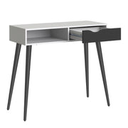 Oslo Console Table 1 Drawer 1 Shelf – Matt Black – image 4