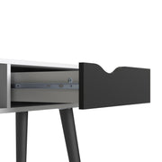 Oslo Console Table 1 Drawer 1 Shelf – Matt Black – image 6