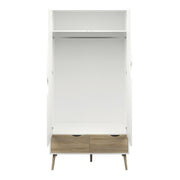 Oslo Wardrobe 2 Doors 2 Drawers – image 5