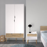 Oslo Wardrobe 2 Doors 2 Drawers – image 7