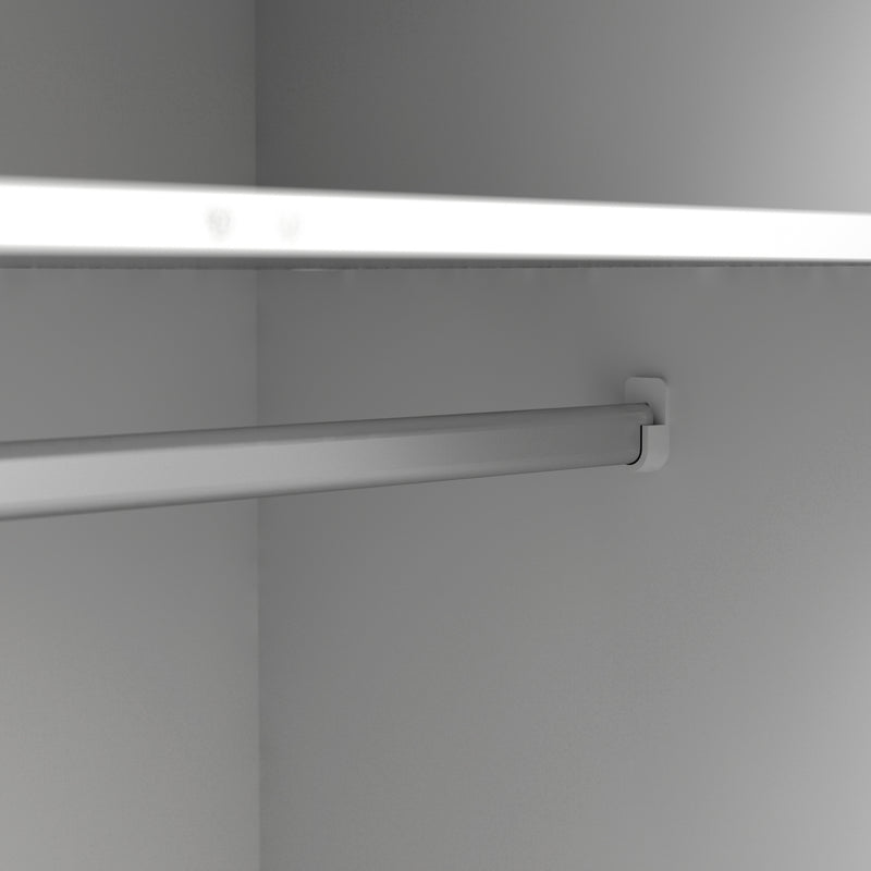 Oslo Wardrobe 3 Doors 3 Drawers in White and Oak – image 9