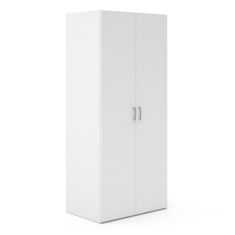 Space Package - Bedside 1 Drawer + Chest of 3 Drawers + Wardrobe with 2 Doors in White – image 10