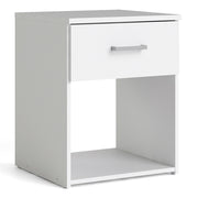 Space Package - Bedside 1 Drawer + Chest of 3 Drawers + Wardrobe with 2 Doors in White – image 2