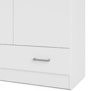 Space Wardrobe with 2 Doors , including 1 Drawer 1750 – White – image 10