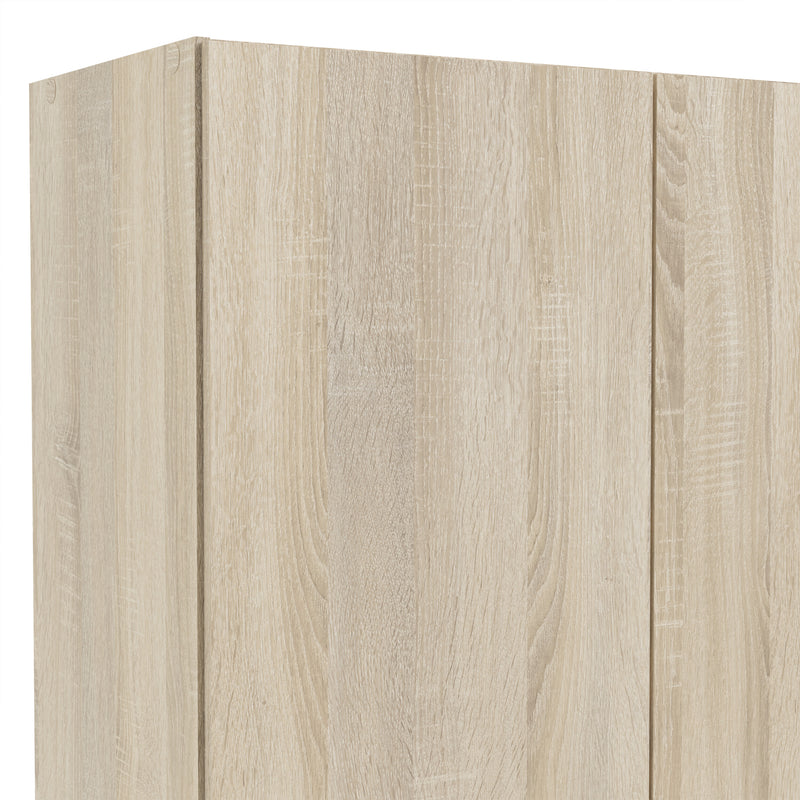 Space Wardrobe with 2 Doors , including 1 Drawer 1750 – Oak – image 9