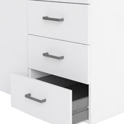 Space Wardrobe 3 Doors 3 Drawers 2000 – White – image 9