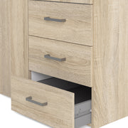 Space Wardrobe 3 Doors 3 Drawers 2000 – Oak – image 12