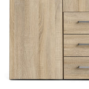 Space Wardrobe 4 Doors 3 Drawers 2000 – Oak – image 8