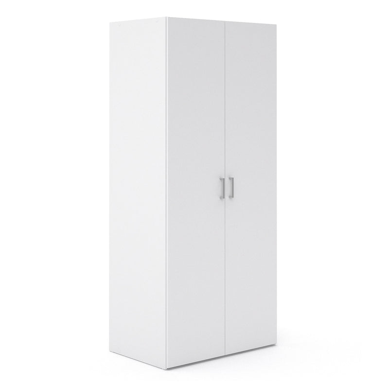 Space Wardrobe 2 Doors White 1750 – image 1