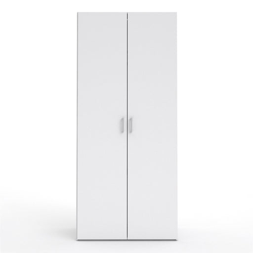 Space Wardrobe 2 Doors White 1750 – image 2