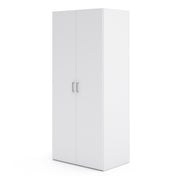 Space Wardrobe 2 Doors White 1750 – image 3