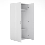 Space Wardrobe 2 Doors White 1750 – image 4