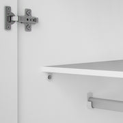 Space Wardrobe 2 Doors White 1750 – image 8