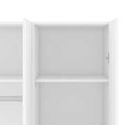 Space Wardrobe 3 Doors White 1750 – image 10