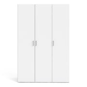 Space Wardrobe 3 Doors White 1750 – image 2