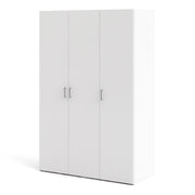 Space Wardrobe 3 Doors White 1750 – image 3