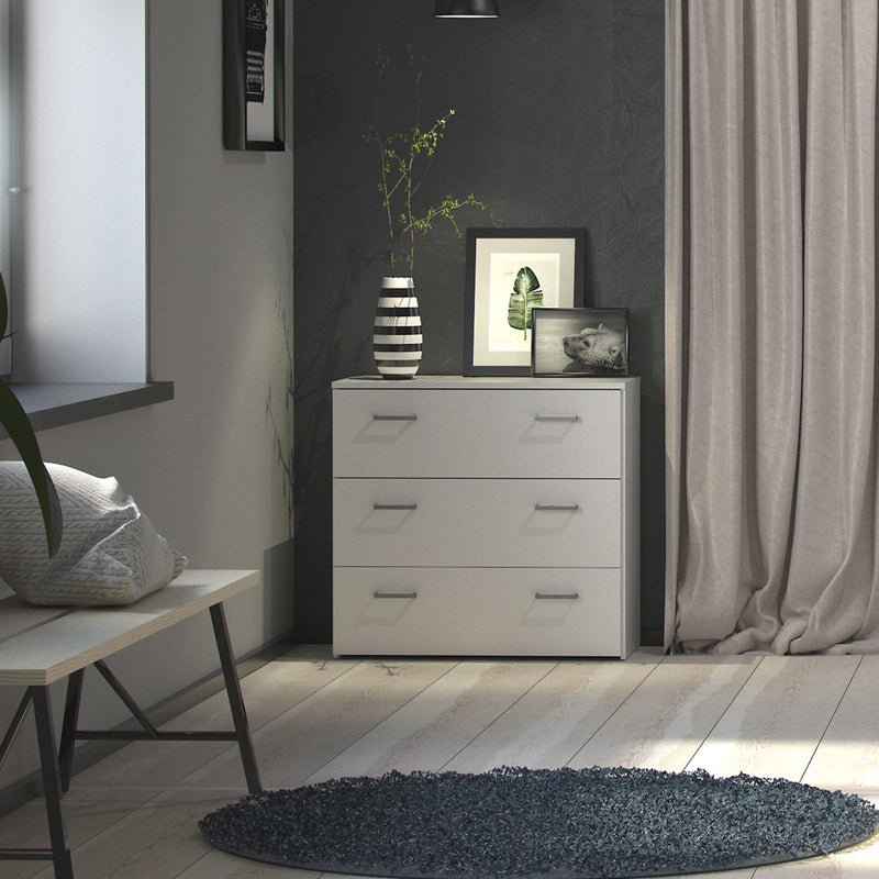 Space Chest of 3 Drawers – White – image 6
