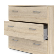 Space Chest of 3 Drawers – Oak – image 10