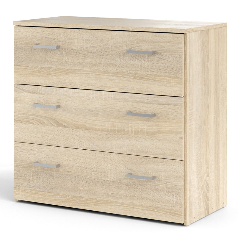 Space Chest of 3 Drawers – Oak – image 3