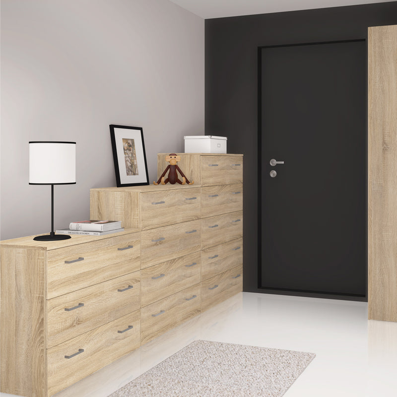 Space Chest of 3 Drawers – Oak – image 6