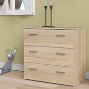 Space Chest of 3 Drawers – Oak – image 7