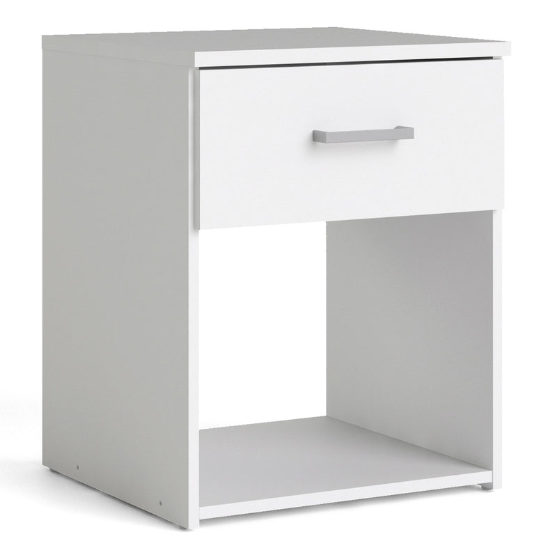 Space Bedside 1 Drawer – White – image 1