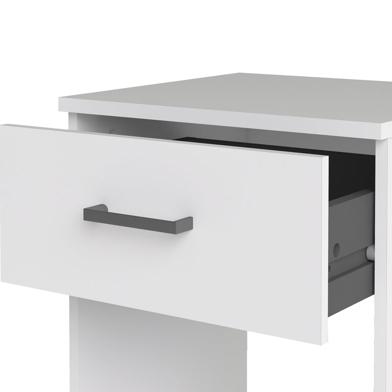 Space Bedside 1 Drawer – White – image 11