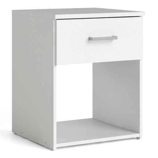 Space Bedside 1 Drawer – White – image 1