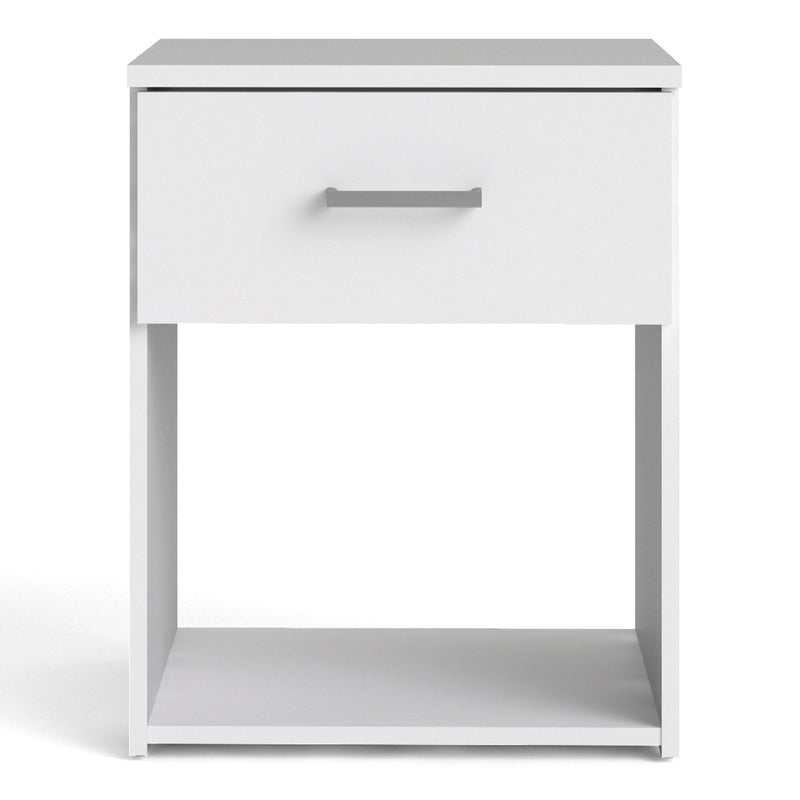 Space Bedside 1 Drawer – White – image 2